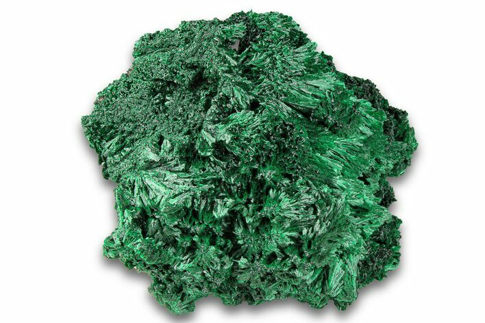 Silky Fibrous Malachite Cluster - DR Congo #294648
